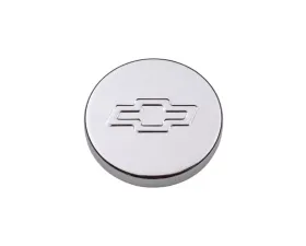 Pro Form Push-In Oil Filler Cap Embossed Chevy Bowtie Emblem Chrome Finish