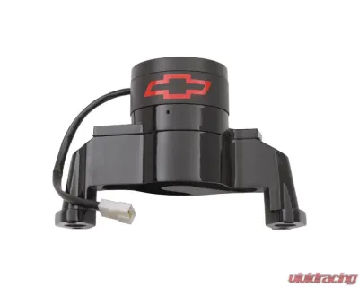 Pro Form Electric Water Pump Black Cap w/ Red Bowtie Emblem Black Finish Chevy Small Block Gen 1 - 141-651