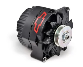 Pro Form 100 Amp Alternator 1-Wire GM 10SI Style w/ Internal Regulator Black Crinkle Finish