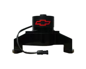 Pro Form Electric Water Pump Black Black Cap w/ Red Bowtie Emblem Black Finish Chevy Big Block 396-454 Engines 1965-1996