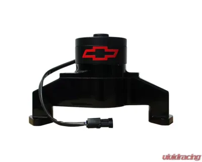 Pro Form Electric Water Pump Black Black Cap w/ Red Bowtie Emblem Black Finish Chevy Big Block 396-454 Engines 1965-1996 - 141-674