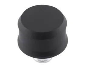 Pro Form Slant-Edge Aluminum Push-In Air Breather Cap Black Crinkle Finish