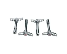 Pro Form Chevy Performance Valve Cover Wing Nuts w/ Red Bowtie Logo Chrome Finish Chevy Small Block 262-400 V8 Engines 1955-1986