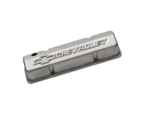 Pro Form Slant-Edge Valve Covers Tall Style w/ Mill Raised Emblems Unfinished Pair Chevy Small Block 262-400 V8 Engines 1959-1986