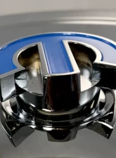 Pro Form Air Cleaner Deluxe Mopar Omega "M" Center Nut Chrome/Blue Finish                                     - 440-337 - Image 2