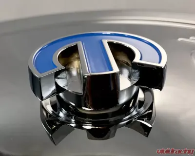Pro Form Air Cleaner Deluxe Mopar Omega "M" Center Nut Chrome/Blue Finish - 440-337