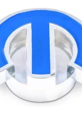 Pro Form Air Cleaner Deluxe Mopar Omega "M" Center Nut Chrome/Blue Finish                                     - 440-337 - Image 2