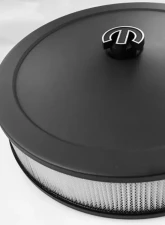 Pro Form Air Cleaner Deluxe Mopar Omega "M" Center Nut Black Crinkle Finish                                     - 440-339 - Image 2