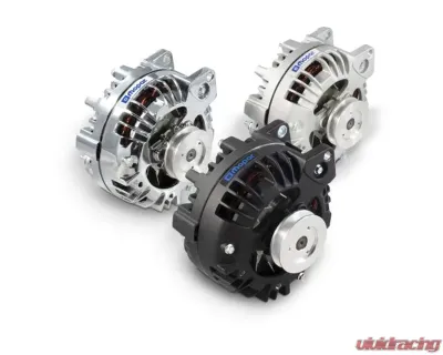Pro Form 110 Amp Alternator 1-Wire w/ Internal Regulator V-Pully Chrome Finish - 440-472