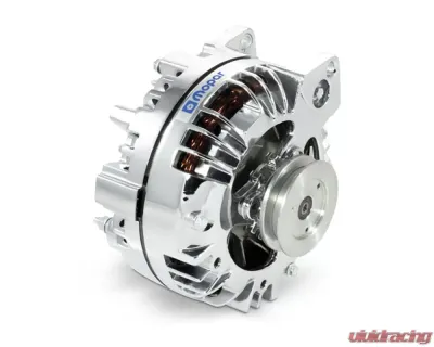 Pro Form 110 Amp Alternator 1-Wire w/ Internal Regulator V-Pully Chrome Finish - 440-472