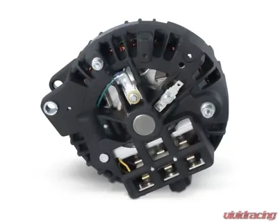 Pro Form 110 Amp Alternator 1-Wire w/ Internal Regulator V-Pully Black Crinkle Finish - 440-473