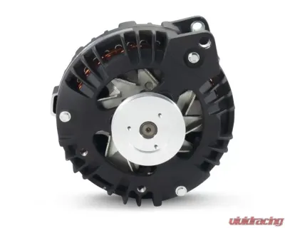 Pro Form 110 Amp Alternator 1-Wire w/ Internal Regulator V-Pully Black Crinkle Finish - 440-473