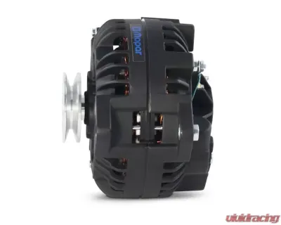 Pro Form 110 Amp Alternator 1-Wire w/ Internal Regulator V-Pully Black Crinkle Finish - 440-473