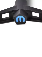 Pro Form Valve Cover Wing Nuts w/ Blue Mopar Emblem Black Crinkle Finish Chrylser LA | B | RB Engines                                     - 440-756 - Image 3