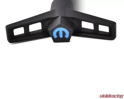 Pro Form Valve Cover Wing Nuts w/ Blue Mopar Emblem Black Crinkle Finish Chrylser LA | B | RB Engines - 440-756