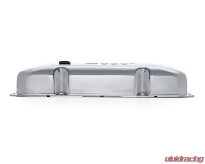 Pro Form Mopar Valve Covers Tall Style w/ Recessed Mopar Emblem Chrome Finish Pair Chrysler Big Block B | RB Engines - 440-813