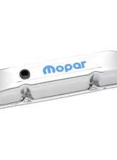 Pro Form Mopar Valve Covers Tall Style w/ Recessed Mopar Emblem Chrome Finish Pair Chrysler Big Block B | RB Engines                                     - 440-813 - Image 3