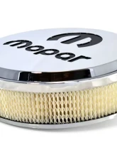 Pro Form Slant-Edge Air Cleaner w/ Underside Boss Recessed Black Mopar Emblems Polished Finish                                     - 440-833 - Image 4