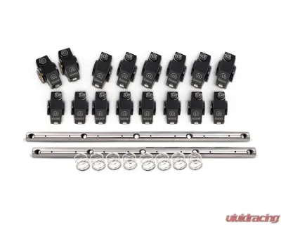 Pro Form Mopar 1.5 Ratio Aluminum Roller Rocker Arms w/ Mopar Emblem Black Anodized Finish Chrsyler Big Block B | RB V8 Engines - 440-868