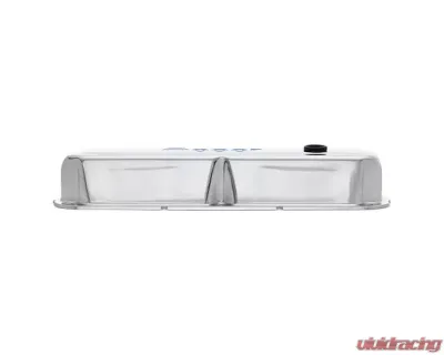 Pro Form Valve Covers Tall Style w/ Recessed Mopar Emblem Chrome Finish Pair Chrysler Small Block LA Engines - 440-905