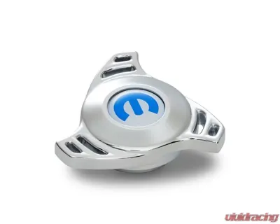 Pro Form Air Cleaner w/ Center Nut Recessed Blue Mopar Emblems Chrome Finish - 440-906