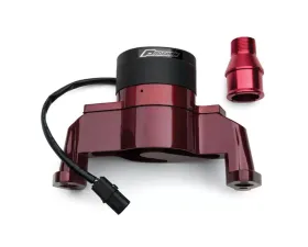 Pro Form Electric Water Pump w/ Black Motor Cap Red Finish Chevy Small Block Gen 1