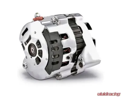 Pro Form 160 Amp 1-Wire CS130 Alternator Chrome Finish Chevy Small Block 305-350 | Big Block 402-454 Engines - 66430.16C