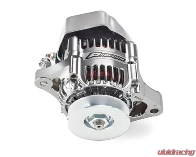 Pro Form 50 Amp Universal 1-Wire Mini Alternator Chrome Finish - 66431