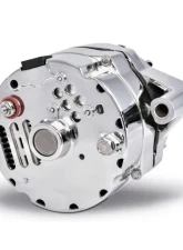 Pro Form Ford 100 Amp GM 10 SI 1-Wire Alternator Chrome Finish                                     - 66445.1F - Image 2