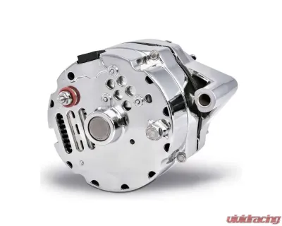 Pro Form Ford 100 Amp GM 10 SI 1-Wire Alternator Chrome Finish - 66445.1F