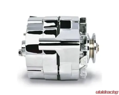 Pro Form Ford 100 Amp GM 10 SI 1-Wire Alternator Chrome Finish - 66445.1F