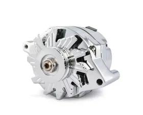 Pro Form Ford 100 Amp GM 10 SI 1-Wire Alternator Chrome Finish