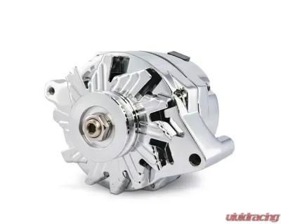 Pro Form Ford 100 Amp GM 10 SI 1-Wire Alternator Chrome Finish - 66445.1F