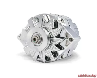 Pro Form 100 Amp GM 10 SI 1-Wire Alternator Chrome Finish - 66445.1N