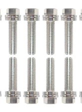 Pro Form 0.984 inch Wedge-Locking Header 12 Bolts Nickle Finish GM LS Engines                                     - 66754 - Image 2