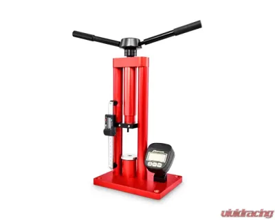 Pro Form Bench Mount 1000 lbs Capacity Digital Valve Spring Tester Red Anodized Aluminum Finish - 66776