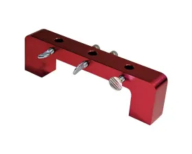 Pro Form 4.500 inch Bore Cylnder Magnetic Deck Bridge Red Anodized Aluminum Finish