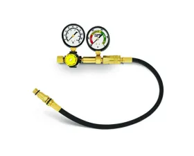 Pro Form Leakdown Tester Kit Dual Gauge Model w/ 14mm Spark Plug Hole Adpater