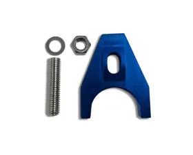 Pro Form Heavy Duty Stud Mount Billet Distributor Clamp Blue Finish Chevy V8 | V6 Engines