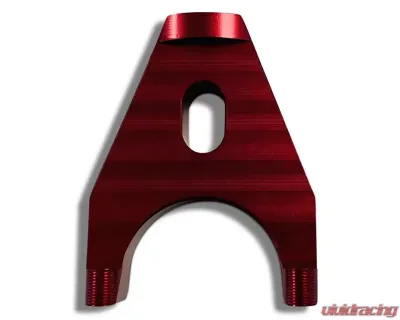 Pro Form Heavy Duty Stud Mount Billet Distributor Clamp Red Finish Chevy V8 | V6 Engines - 66987
