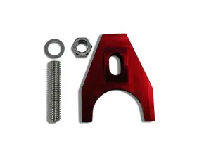 Pro Form Heavy Duty Stud Mount Billet Distributor Clamp Red Finish Chevy V8 | V6 Engines