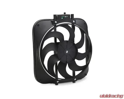 Pro Form Universal High Performance S-Blade Style 2800 CFM 15 inch Electric Fan w/ Mounting Kit - 67029