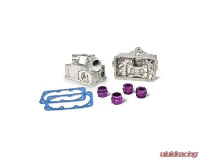 Pro Form Center Hung Model Silver Finish Fuel Float Bowl Kit w/ Sight Glass - 67162