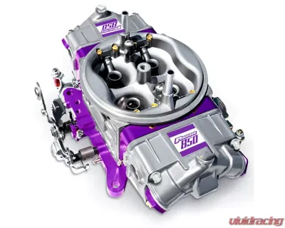 Pro Form Race Series Polished Aluminum Finish Dual Inlet 4-Barrel w/ Mechanical Secondaries 850 CFM Carburetor - 67201