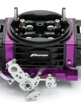 Pro Form Black Race Series Dual Inlet 4-Barrel w/ Mechanical Secondaries Black Diamond Finish 750 CFM Carburetor                                     - 67302 - Image 2