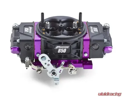 Pro Form Black Race Series Dual Inlet 4-Barrel w/ Mechanical Secondaries Black Diamond Finish 850 CFM Carburetor - 67303