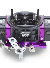 Pro Form Black Race Series Dual Inlet 4-Barrel w/ Mechanical Secondaries Black Diamond Finish 1050 CFM Carburetor                                     - 67305 - Image 6