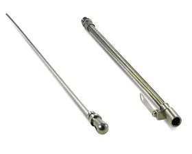 Pro Form 5/8-18 inch Thread Stainless Steel Press-In Stlye Flexible Dipstick Ford 289 | 302 | 351W Engines