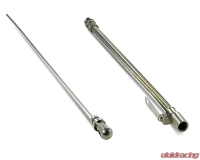Pro Form 5/8-18 inch Thread Stainless Steel Press-In Stlye Flexible Dipstick Ford 289 | 302 | 351W Engines - 68056