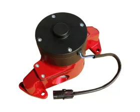 Pro Form Die-Cast Aluminum Black Motor Cap Red Finish Electric Water Pump Ford Small Block 289-302 Engines